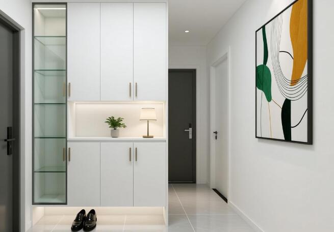 小型玄關(guān)柜收納設(shè)計指南：小空間也能實現(xiàn)“進門即整潔”